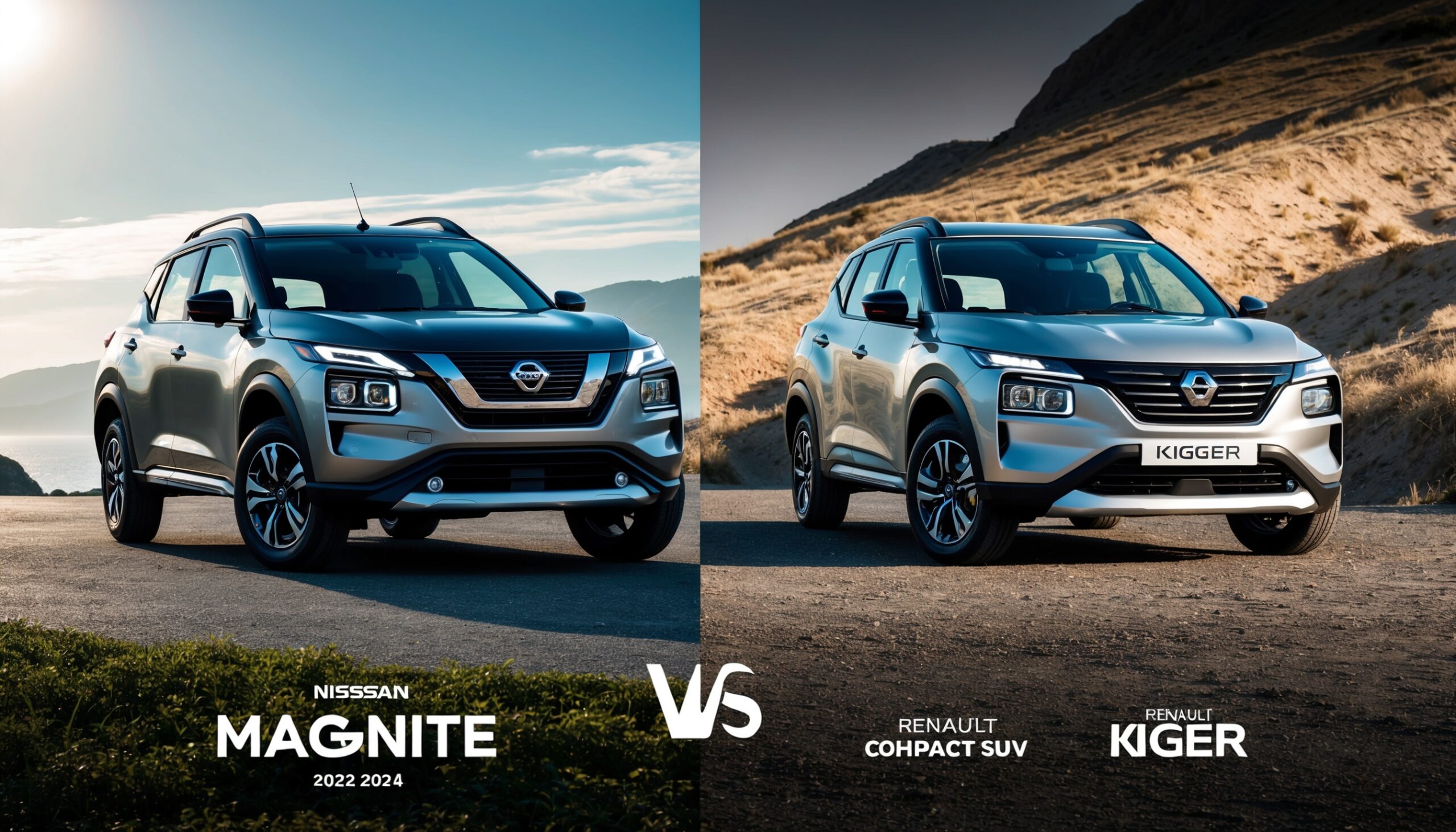 Compact SUV Clash: Nissan Magnite vs Renault Kiger 2024