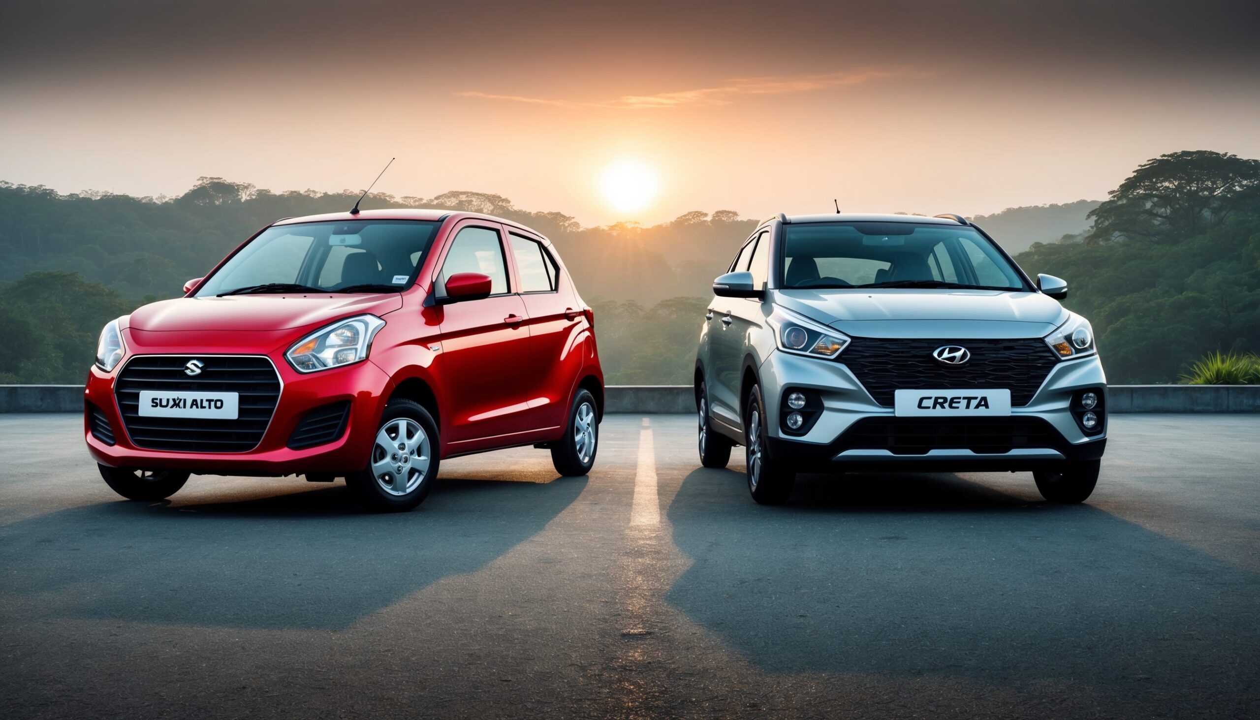 Maruti Suzuki Alto vs creta