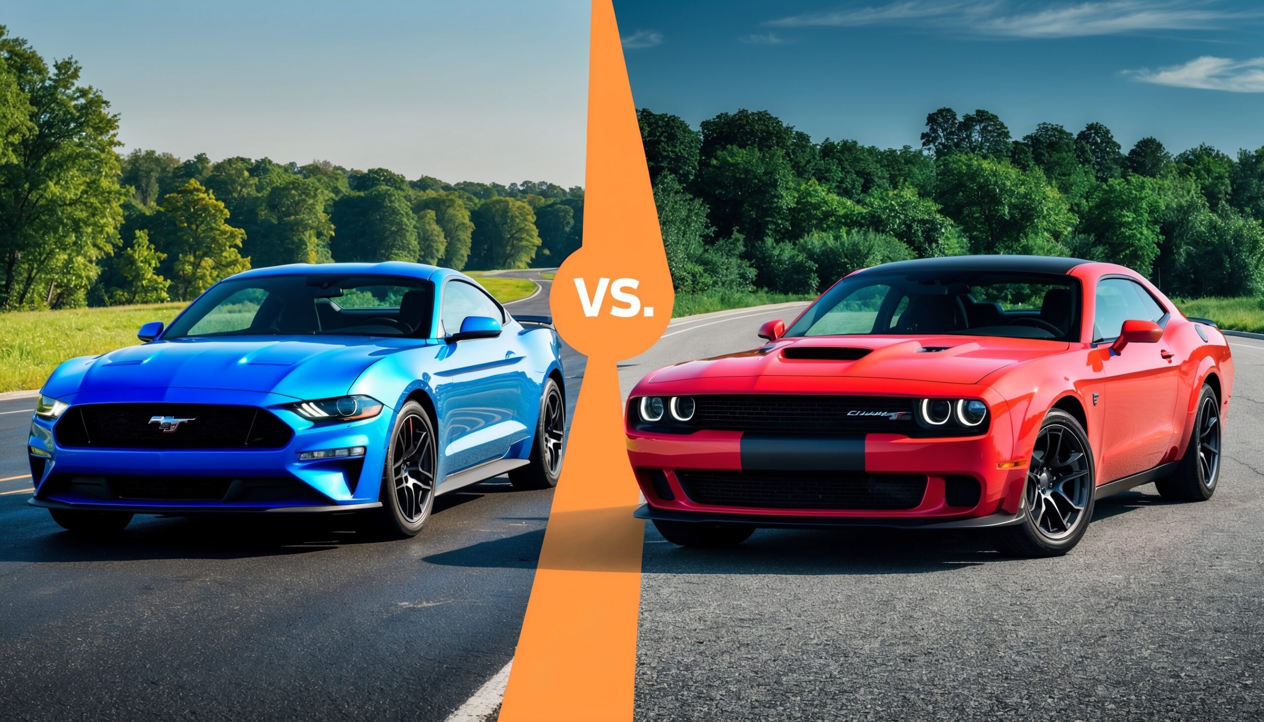 Muscle Car Matchup: Ford Mustang vs Dodge Challenger 2024