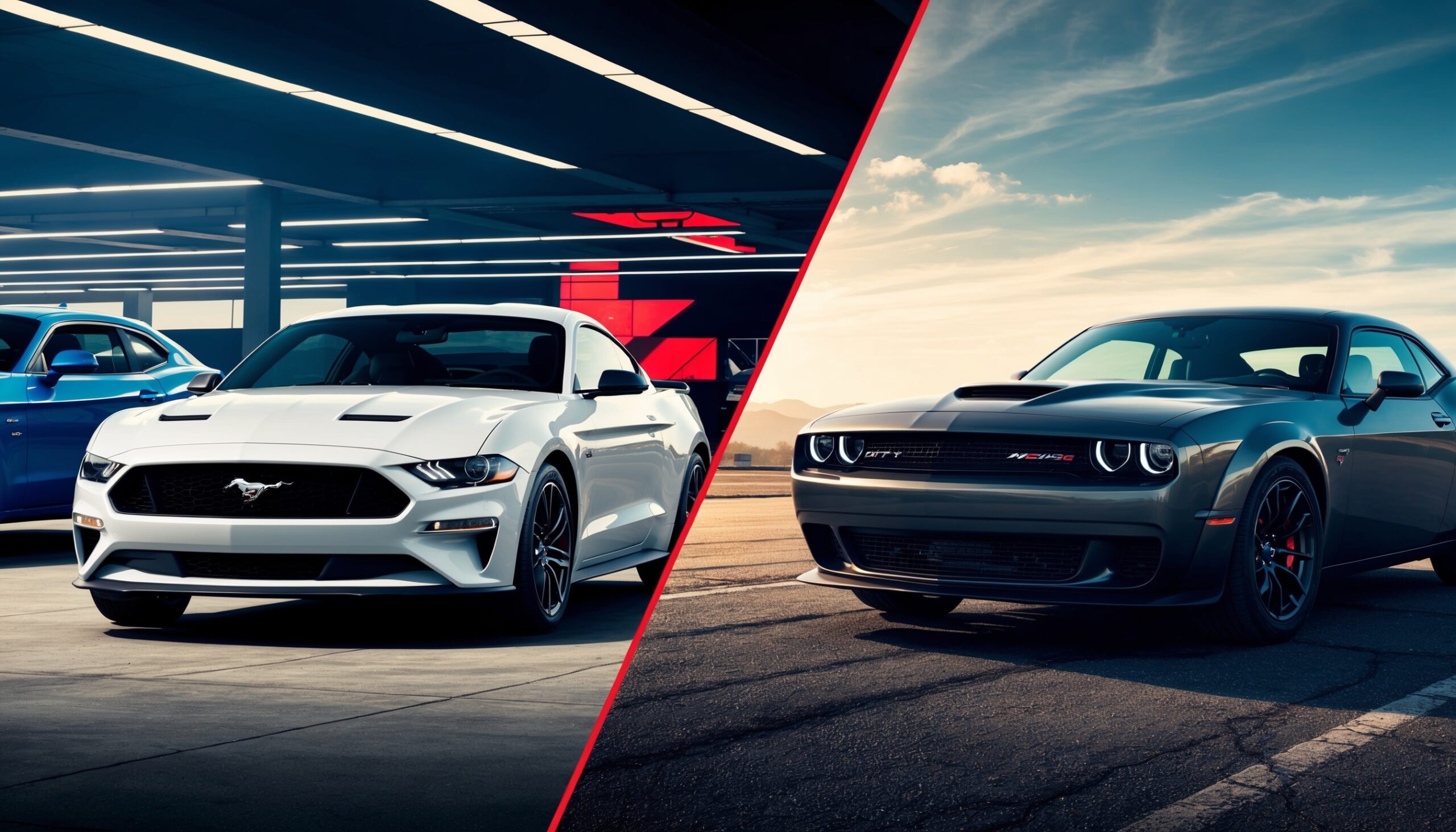 Muscle Car Matchup: Ford Mustang vs Dodge Challenger 2024