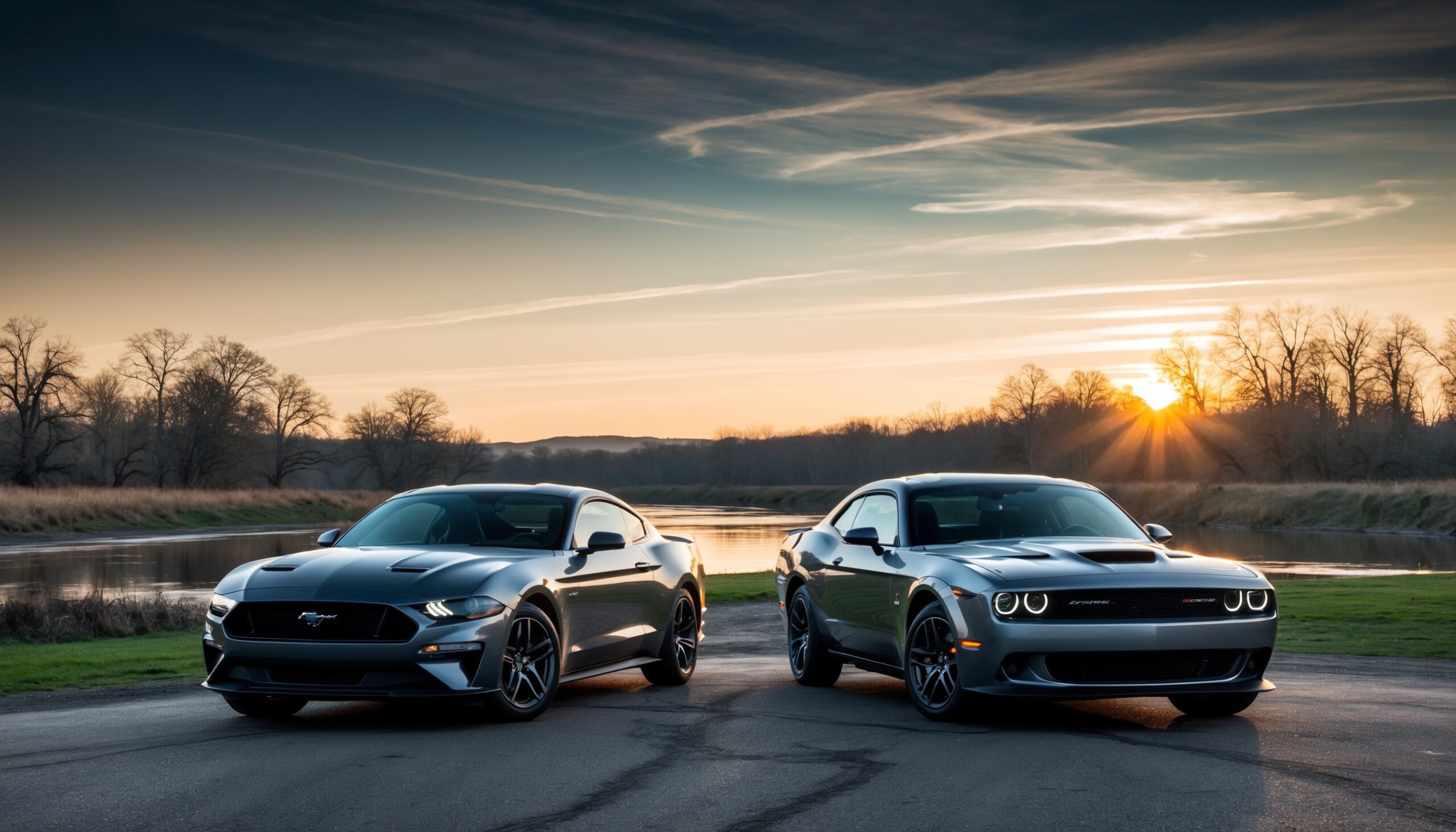 Muscle Car Matchup: Ford Mustang vs Dodge Challenger 2024