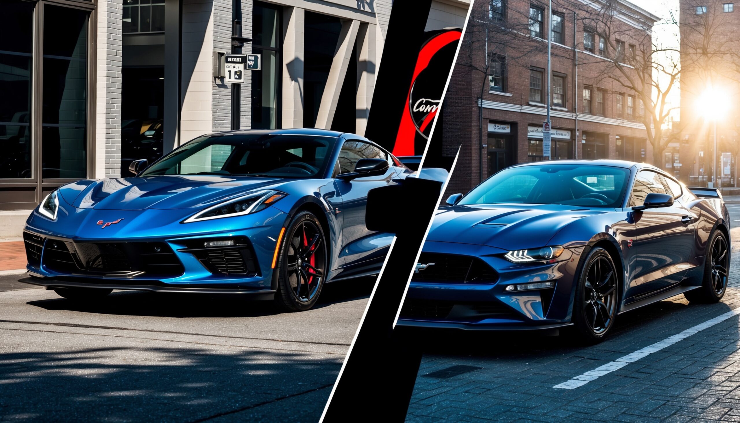 Sports Car Clash: Chevrolet Corvette vs Ford Mustang 2024