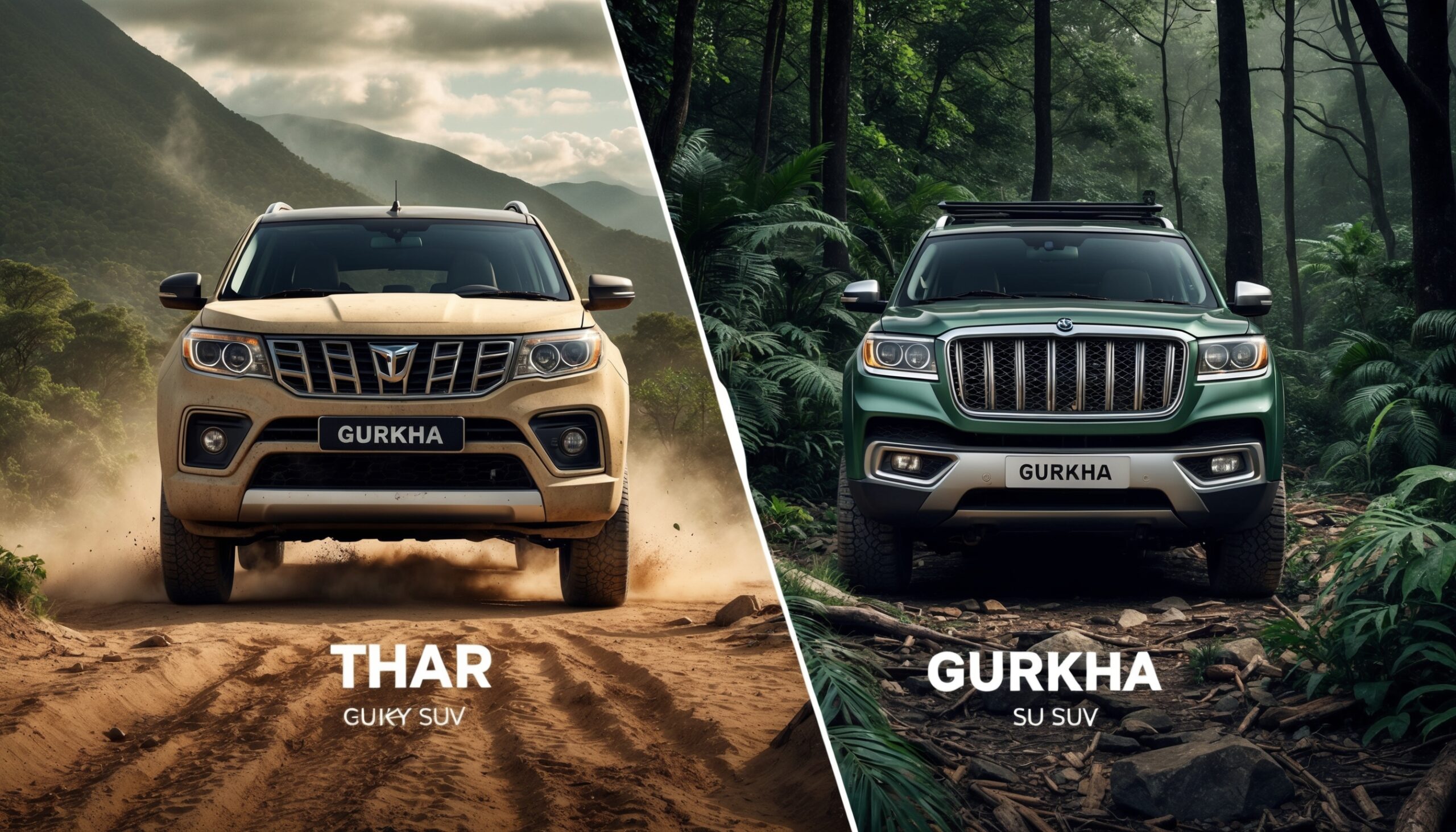 Thar vs Gurkha: Off-Road Monsters Compared