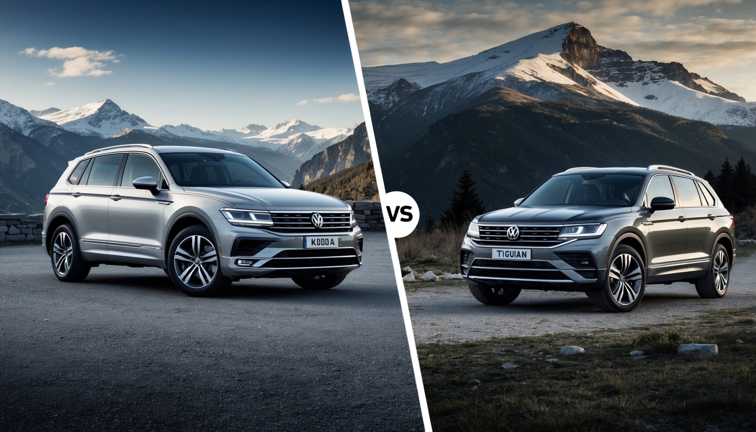 Volkswagen Tiguan vs Skoda Kodiaq 2024: Mid-Size SUV Clash